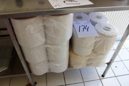 5 pakker Jumbo toiletpapir