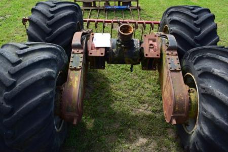 Wheel axle m. 4 forestry tires