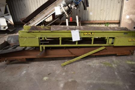 Shell conveyor, L 3.30 x 0.35 cm