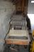 Size Machine with feed belts and sorting table marked. Langeo, L approx 6 m