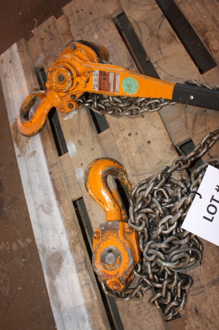 Chain lever block, Kito, 6.3 ton