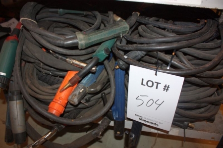 Various welding cables, carbon dioxide and electrodes