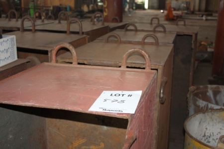 (4) Transportkasser, stål
