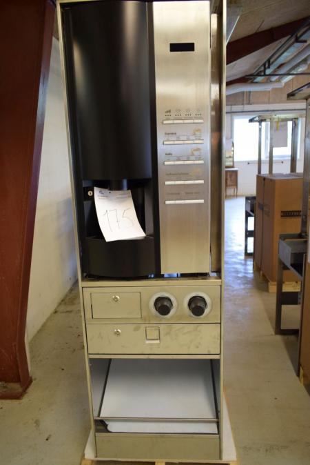 Coffee Machine mrk. Wittenborg ES-7100 (unused) NOTE: Ask for emptying the water tank, bottle trays and cup holders missing