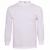 Firmatøj uden tryk ubrugt: 35 stk. T-shirt med lange ærmer, rundhalset, Hvid,  100%  bomuld . 10 M - 10 L - 10 XL - 5 XXL