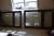 2 Stck. Windows-m. Glas und Nebenfächer, L 178 x H 115 cm