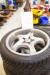 4 pcs. tires with alloy wheels, ET 35, 5x112, 225/45/17, 90% pattern