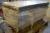 Palle med matteret glas, ca. 100 stk. B 63 x H 122 cm