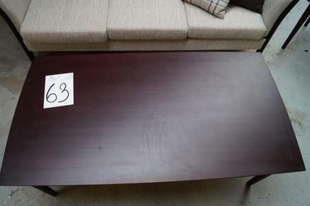 Sofabord, Mahogni. L 140 x B 76,5 cm