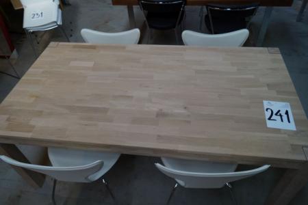Dining table, oak. L 190 x B 90 cm