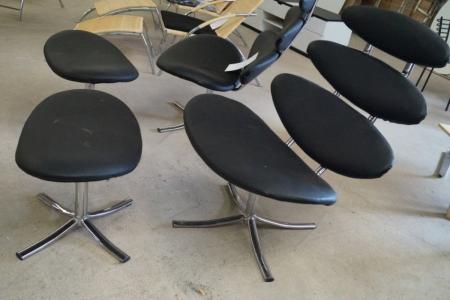 Designer-Stuhl, nicht original. Lieferung in Einzelteilen. Fehlende Schrauben