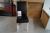 6 pieces. dining chairs, black leather, high back, beech