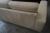 2 pers. Leather sofa, off-white, appears with scratches