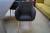 Dining table with black glass L 200 x B 100 + 4 pcs. Emilia chairs, anthracite