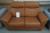 2 pers. Sofa, brown leather