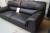 Sofa, black leather
