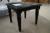 Tisch, schwarz 60 x 60 cm