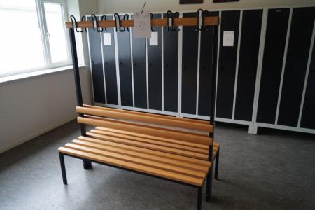 Bench for locker rooms