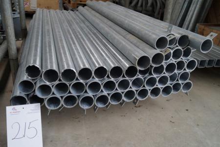 2.5 "steam pipe / posts, galv.