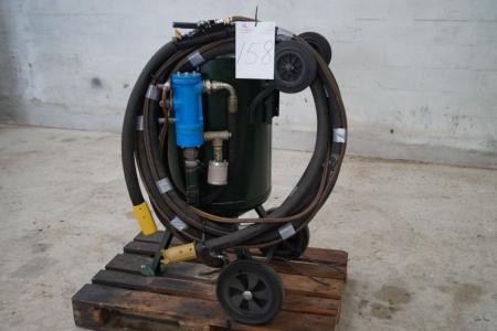 Sandblaster, 100 L class of 2010, complete with tubes / management
