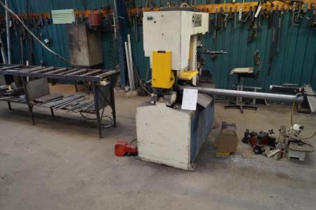 Cuts stops with tool cabinet