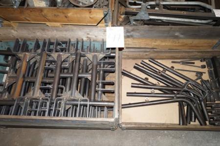 Various parts for stable equipment