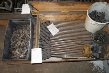 Various parts for stable equipment