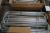 6 pallets of various galv. Pipe clamps + fittings etc.