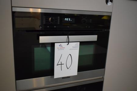 Miele microwave perfect clean model H6200BP with perfect clean function, fast heating, etc. Retail sales 12995 kr.
