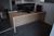 Spec. Desktop Häcker Success Series Bali sawn oak (used). Drawer under the desk target H74x200x85 cm + two side drawers under the side table goal H74xB110D50 cm. (File photo)