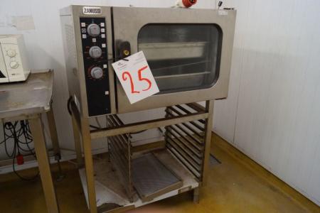 Oven, mrk. Zanussi, model FCS61E, 7.7 KW, year 2007, stand with tray stand
