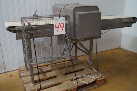 Metal detector, mrk. Dedectronic, type 30302, L 225 x W 40 cm. Search Opening 40 x 9 cm