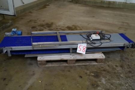 Conveyor, L 250 x B 40 cm