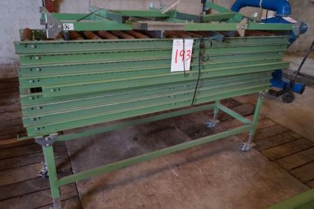 Roller conveyors with adjustable legs, Q-System, L 18000 x B 50 cm