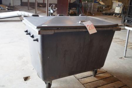 Waste Container, L 135 x W 72 x D 85 cm
