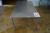 Stainless steel workbench, L 150 x W 80 x H 72 cm