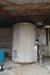 Kolding stainless tank, approximately 12000 L with man hatch in the side, 2 "drain Ø 230, H 310 cm. Isolated