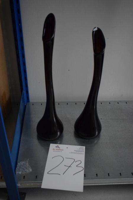 Vases 2 x 50 x 10 cm
