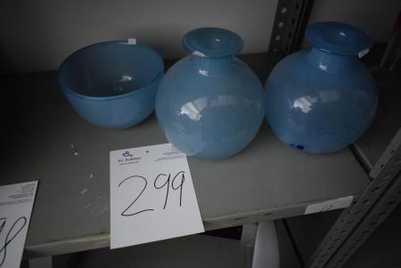 vase + bowl 20x15 cm