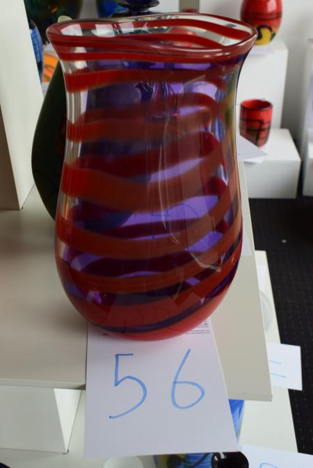 Vase Höhe: 35 cm signiert sibovski