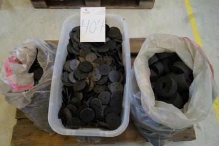 Miscellaneous + 10 cm pipe sections plastic spacers
