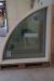 6-tlg. weiß lackiert Bogenfenster, mrk. Velfac, B 107 x H 118,5 cm