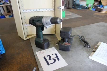 Scouring machine Metabo 12 W with battery and charger + key safe