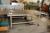 Arbejdsbord i jern med løs jernplade 2500 x 1250 mm 
