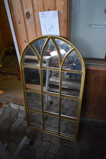 Spiegel mit gekrümmten oberen 110x60 cm