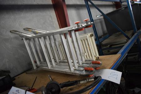 Folding Ladder 12 step + radiator 80x30 cm