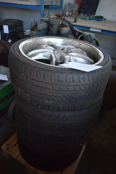 4 wheels with alloy wheels 295/30 R22 fit for Audi Q7