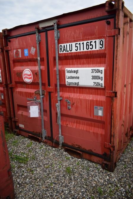 Lille container, Lasteevne 3000 kg (arkivbillede)