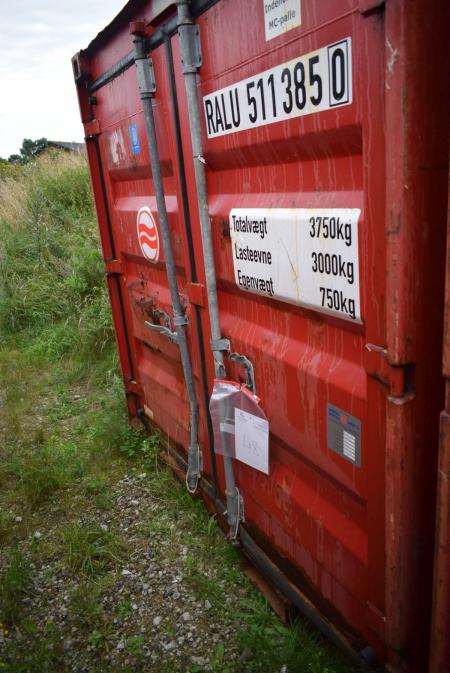 Lille container, Lasteevne 3000 kg (arkivbillede)