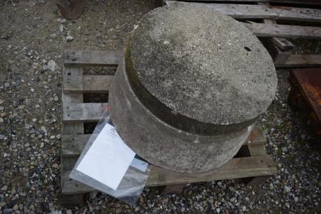Concrete cover diameter: 50 cm